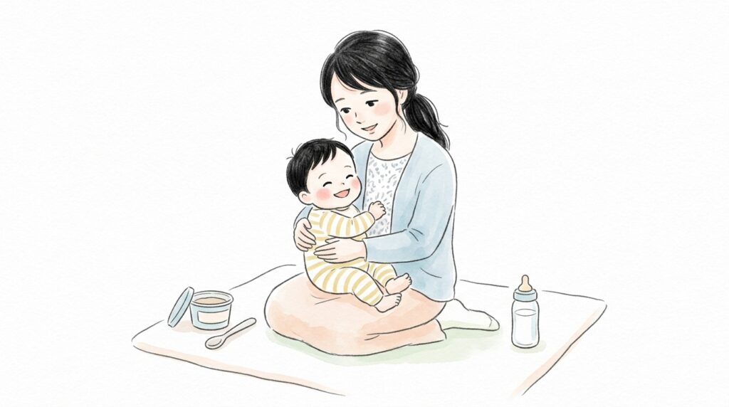 赤ちゃんの非常食の備え