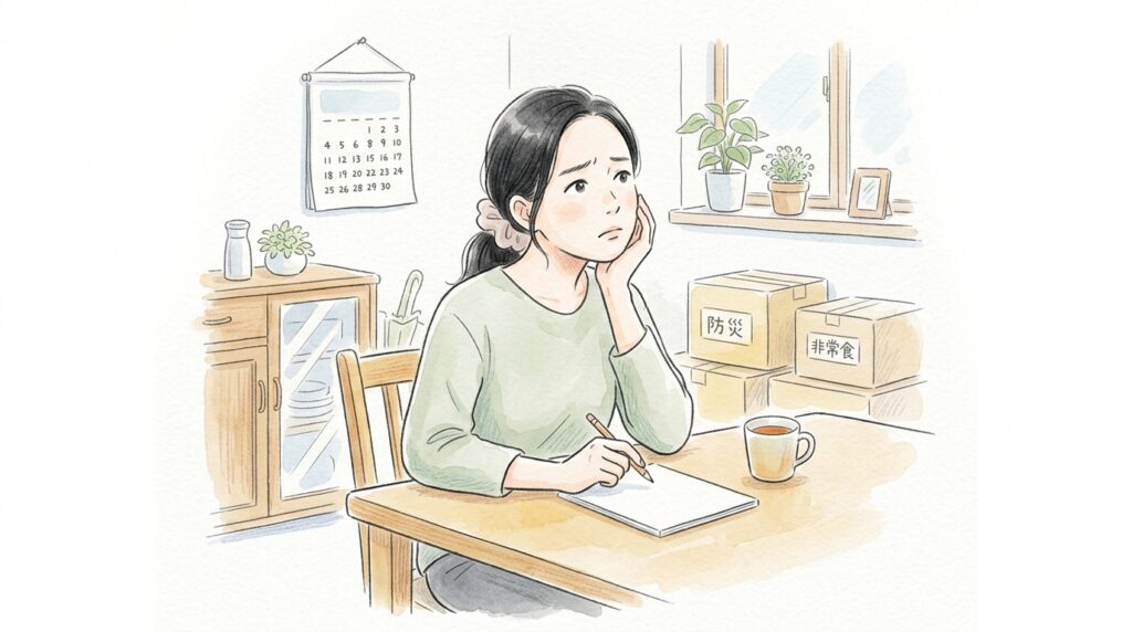 どうしよう　女性