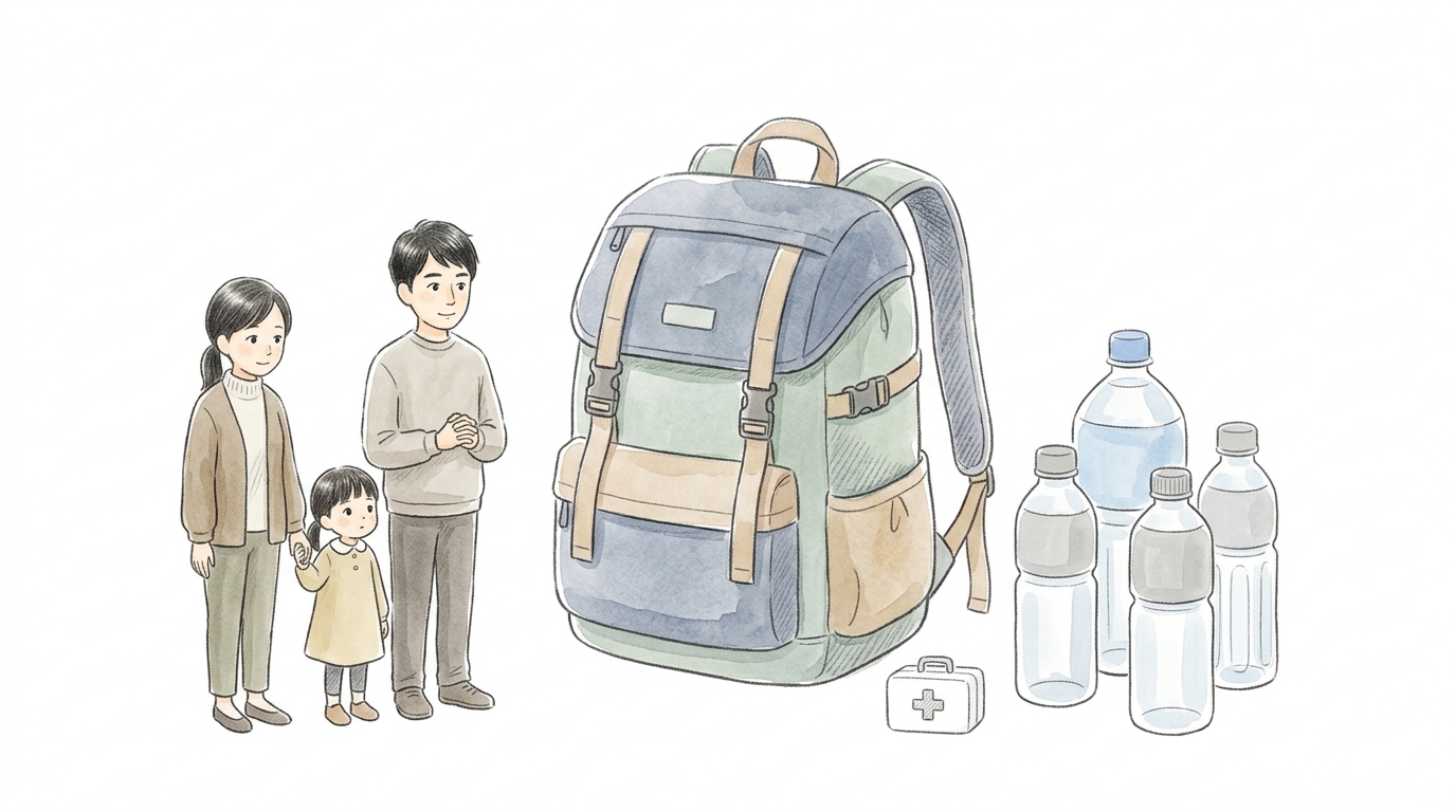 防災リュックの中身に最低限必要なものは?【基本の持ち出しリスト】