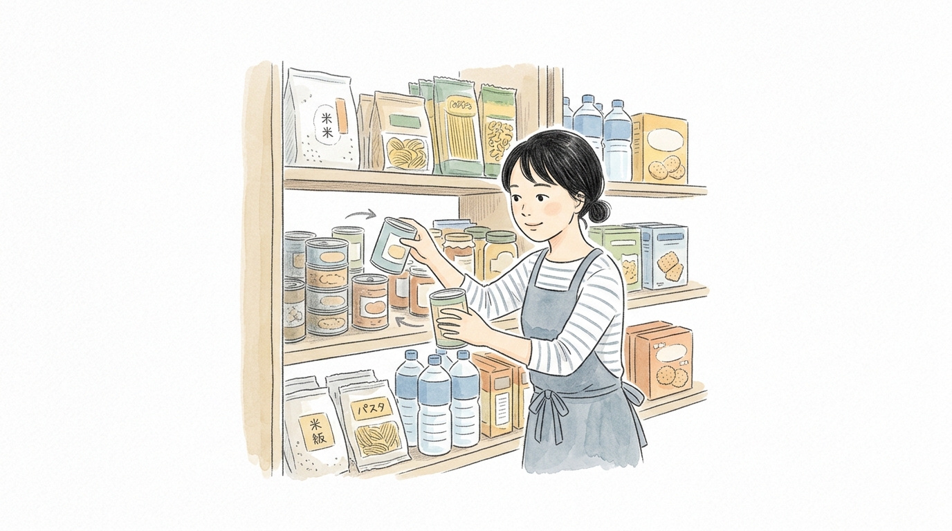 非常食を切らさない備え方|ローリングストックと保存