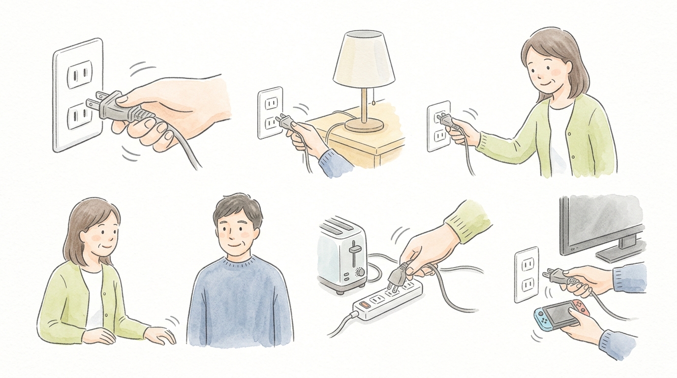 地震発生時と停電時の安全チェックポイント