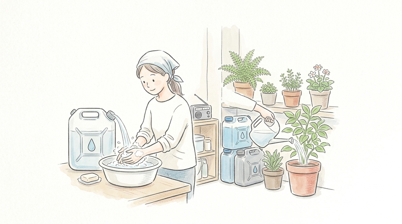 賞味期限切れの水の活用法(生活・非常時活用)