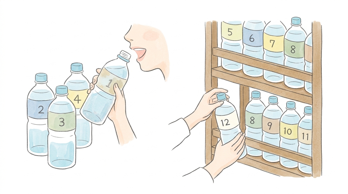 水の賞味期限を切らさないコツ!ローリングストックの実践法